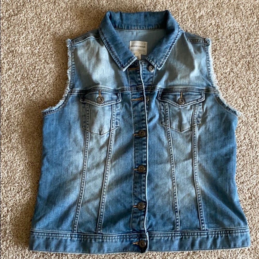 Melrose and Market Jean Vest